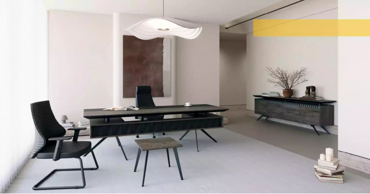 Moderní nábytek do pracovny - designový nábytek z masivního dřeva.