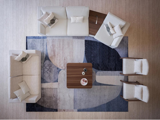 Sofa set 4ks Luxus kompletní čalouněný nábytek Pohovky Pohovky Design Obývací pokoj