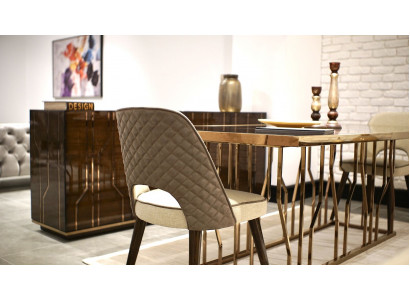 Design židle látkové polštáře luxus nábytek jídelní místnost moderní zařízení