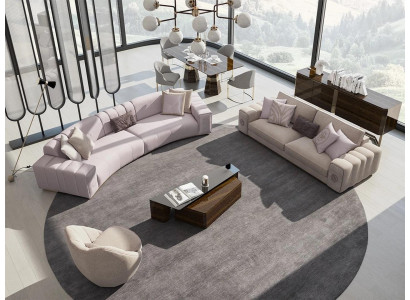 Sofa sestava 4 kusy, sedmičlenná skupina sedaček a křesel do obývacího pokoje.