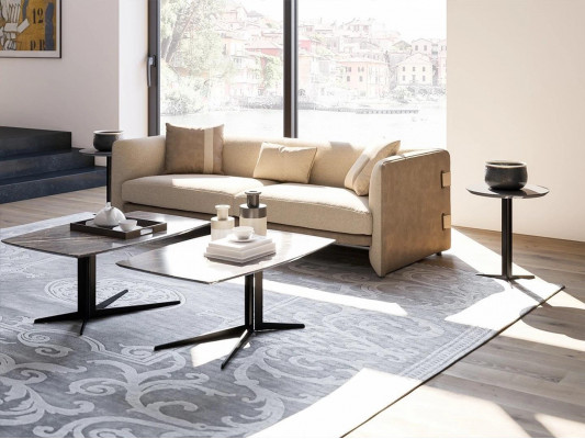 Bežový luxusní nábytek Moderní design Třísedák Obývací pokoj Zařízení