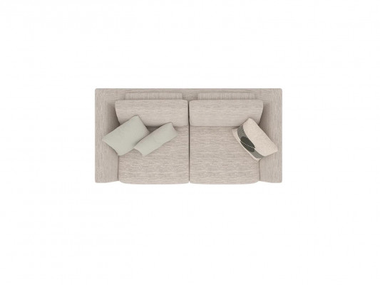Dvoused Sofa Pohovka Obývací pokoj Vybavení Design Textilie Čalouněný nábytek