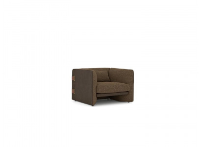 Hnědý křeslo obývací pokoj Zařízení Luxus Textilie Nábytek Moderní Design
