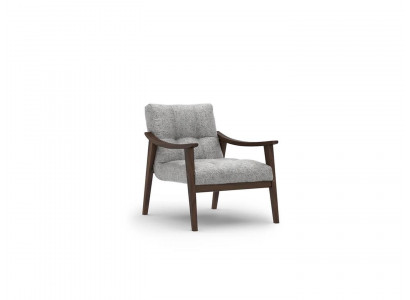 Designer Grey Armchair Textile Living Room Wooden Furniture Luxury Upholstered Furniture New  設計師灰色扶手椅布料客廳木家具奢侈軟墊家具新