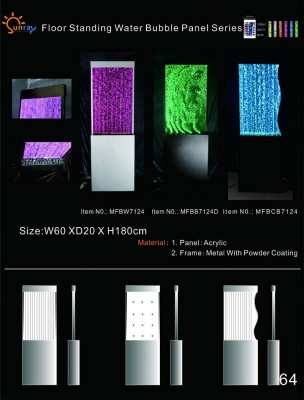 Designer oddělovací stěna Luxus Walls Water Columns Waterwall Oddělovací stěny 60x180cm xxl