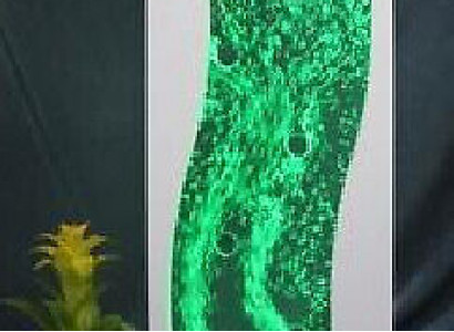 Vodní sloupec vodní stěna Vodopád Vedený separační panel Luxusní design Kovový nábytek