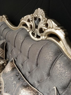 Elegantní obývací pokoj Chesterfield set sedací soupravy 3+1+1 sedadla