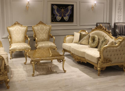 Designer sedací souprava 3+1 textilní sedací sestava kompletní obývací pokoj nový