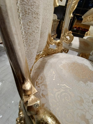 Židle 4x židle Skupina židlí Potahy židlí Designový nábytek Jídelní část Textilní židle