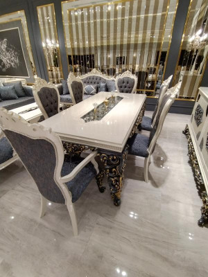 Luxusní design 4x židle s elegantním sametovým potahem, nový design židlí.
