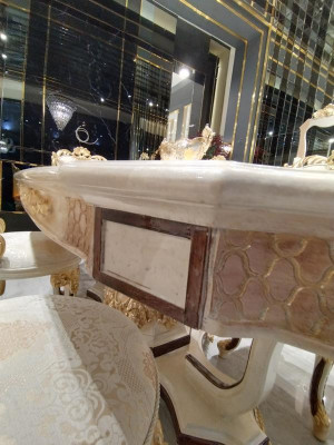 Jídelní stůl dřevěný stůl skupina stůl jídelna obývací pokoj sada dřevo design stoly.