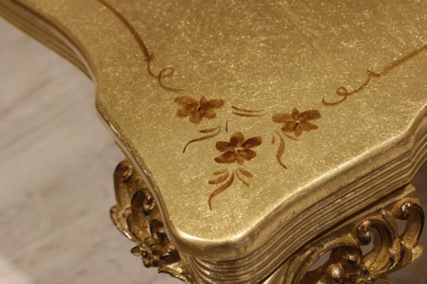 Couchtisch obývací stůl Zlatý Luxus Konferenční stolky Konferenční stolek Nový