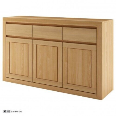 Designer komoda Massivholz skříně Skříně Skříň Echtes Holz dub 140x90cm