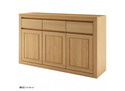 Designer komoda Massivholz skříně Skříně Skříň Echtes Holz dub 140x90cm