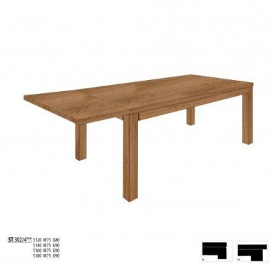 Jídelní stůl masivní stůl skutečné dřevo stoly dub jídelna masivní 120x80cm kuchyně
