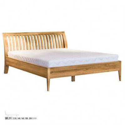 Dřevěná postel manželská postel Masivní dřevo Ložnice Hotelové postele 180x200cm Dub Nové