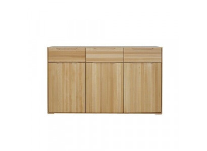 Design Masivní dřevěná komoda Skříně z masivního dřeva Skříň Echtholz Scchränke Sideboard Skříň