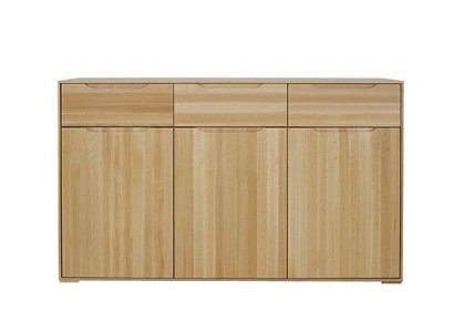 Design Masivní dřevěná komoda Skříně z masivního dřeva Skříň Echtholz Scchränke Sideboard Skříň