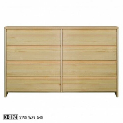 Sideboard Kommode Hromada Masivní skříň Nábytek Komody Dřevo Skříně Nový Servírka
