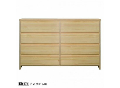 Sideboard Kommode Hromada Masivní skříň Nábytek Komody Dřevo Skříně Nový Servírka