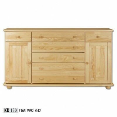 Sideboard Kommode Masivní bufet Skříň Nábytek Komody Masivní dřevo Skříně Nový