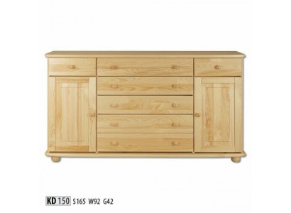 Sideboard Kommode Masivní bufet Skříň Nábytek Komody Masivní dřevo Skříně Nový
