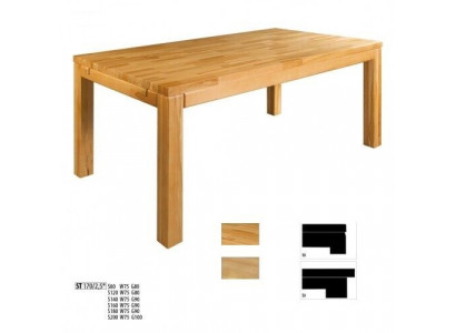 Stůl jídelní dřevo obývací jídelna 140x90cm Masivní jídelní stoly masivní dřevo stoly