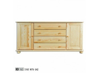 Anrichte masivní komoda sideboard skříň nábytek komody masivní dřevo lowboard nový.
