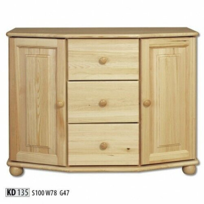 Masivní skříň komoda sideboard nábytek komody skříně nová předsíň