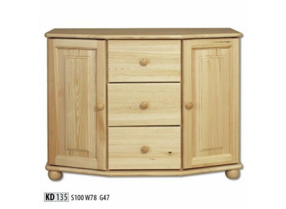 Masivní skříň komoda sideboard nábytek komody skříně nová předsíň