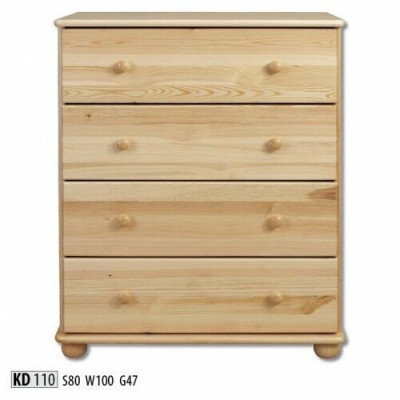 Masivní komoda sideboard skříň nábytek komody z masivního dřeva borovice nová příborník