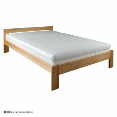 Ložnice Dřevěná postel Skutečné dřevo Postel Postele Hotel 180x200cm Styl Masivní nábytek