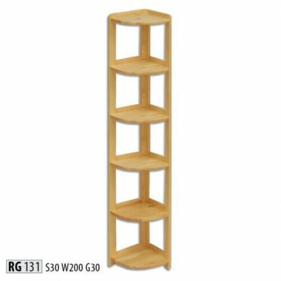 Eckregal Regal Schrank Wohnzimmer Wand Schränke Büro Regale Echt Holz Massiv
