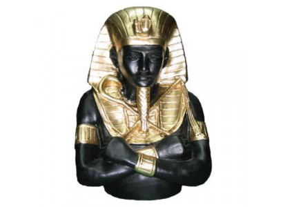 Sochy egyptských faraonů, sochy, dekorace, plast, 34 cm, Egypt, nový.