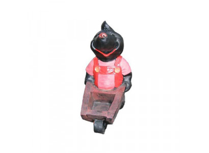 Design krtka otrok postava socha socha figurína dekorácia 34cm dekorácia