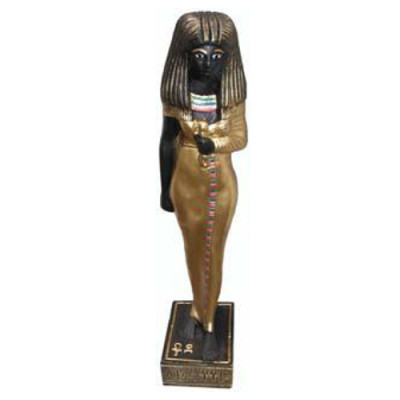 Egyptská socha Kleopatry, socha z umělé hmoty, antické stylové figuríny a sochy 35 cm.