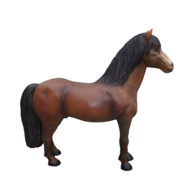 Kůň životní velikosti figurka dekorace sochy socha zahrada dekorace figuríny 215cm