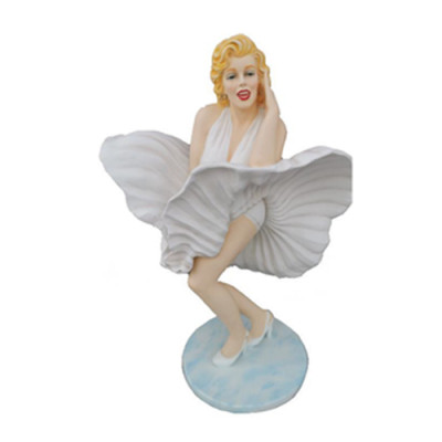 Abstraktní socha Marilyn Monroe v originálním stylu 60. let USA v životní velikosti, 165 cm.
