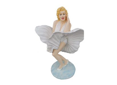Abstraktní socha Marilyn Monroe v originálním stylu 60. let USA v životní velikosti, 165 cm.