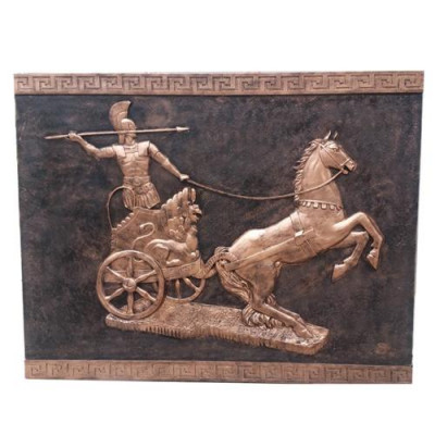 Obraz Alexandr Veliký Relief Figura Socha Socha 184x143 Figur Nový R113B
