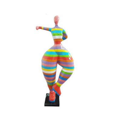 Abstraktní sochy Socha Barevné malované sochy 132cm XXL socha Plastiková