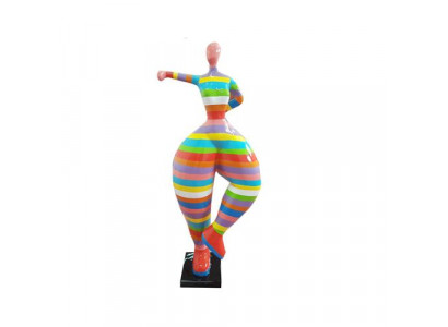 Abstraktní sochy Socha Barevné malované sochy 132cm XXL socha Plastiková