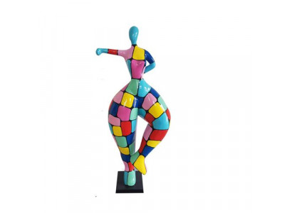 Abstraktní figurína soška baletky socha zahrada dekorace moderní figurky 132cm