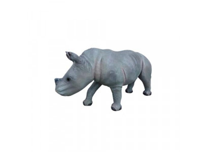 nasshorn Dekorative socha Zahrada Figury Sochy 142cm Zvíře Zoologická zahrada Plast