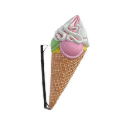 Zmrzlina lednice stěnová výzdoba sochy gastronomie sochy nové 110 cm