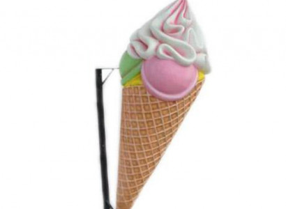 Zmrzlina lednice stěnová výzdoba sochy gastronomie sochy nové 110 cm