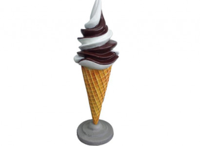 Zmrzlina Zmrzlinářská stěnová dekorace figuríny Podstavec 130cm Nový Gastronomie