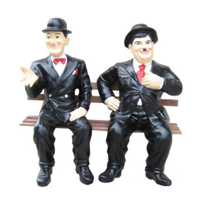 Dekorativní socha sochařství 60 cm sochy sochy sochy Laurel Hardy P90