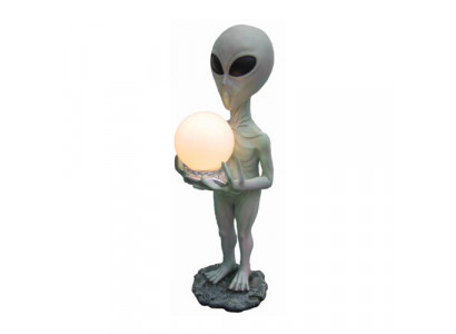 Moderní stolní lampa Výjimečná lampa Socha vetřelce Osvětlená socha Figuríny