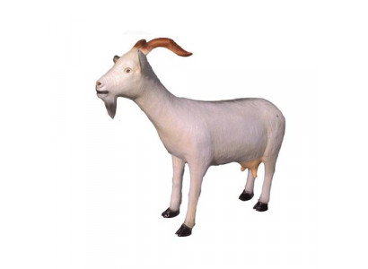 Koza Dekorativní socha zahrady Sochy soch 82 cm životní velikost Figur.